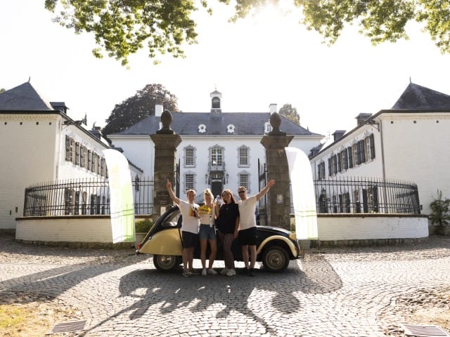 Aankomst Kasteel Vaalsbroek